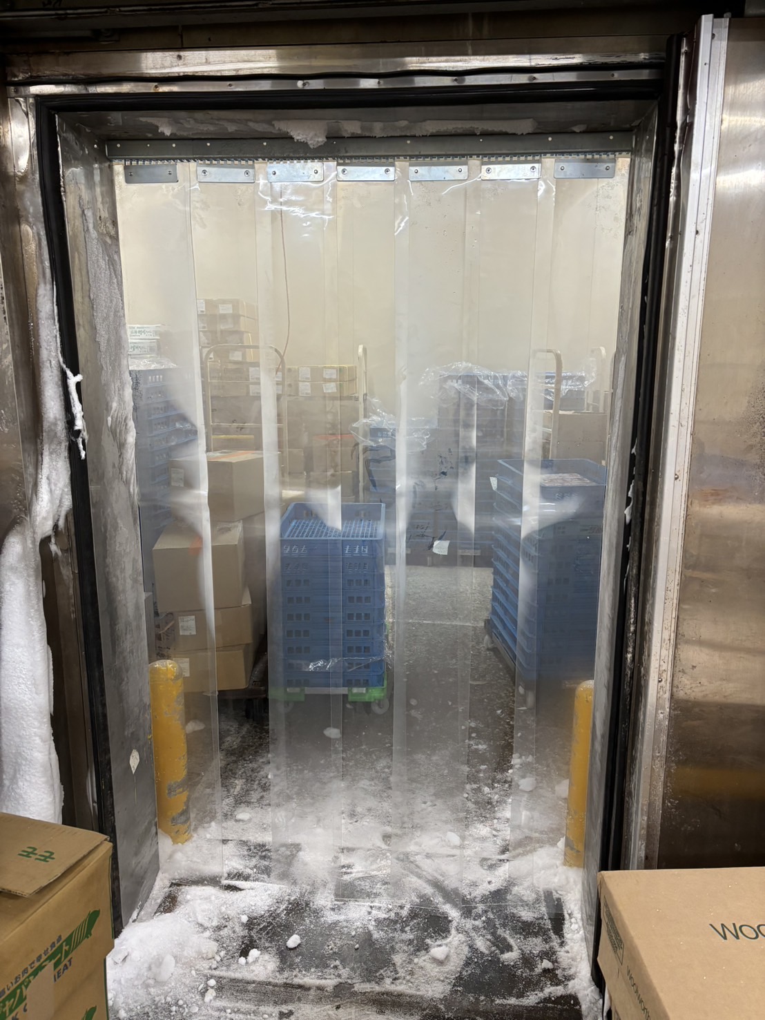 ビニールカーテン更新工事 アフター